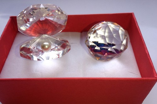 Swarovski crystal mini oyster - swarovski,