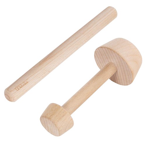 Wood rolling pin - rolling, and